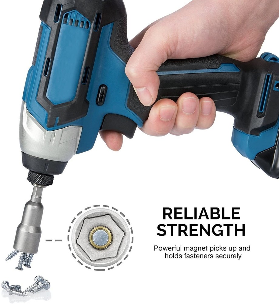 Utoolmart 1/4" Quick-Change Hex Shank 7mm Nut Setter Driver Drill 7mm, 2pcs