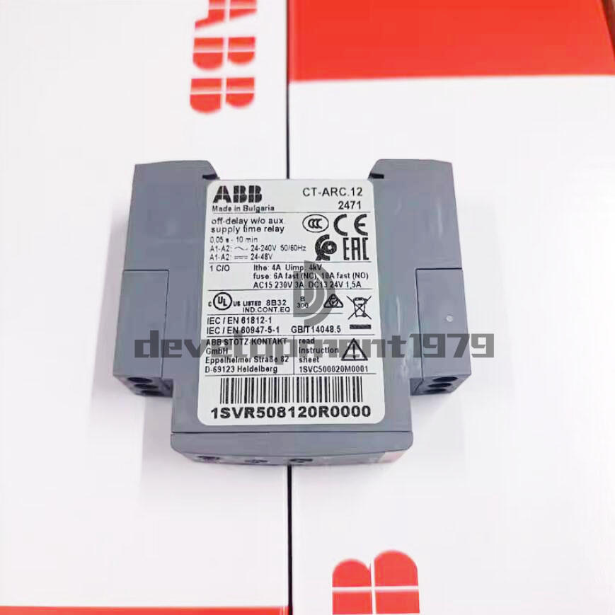One NEW ABB CT-ARC.12 time relay