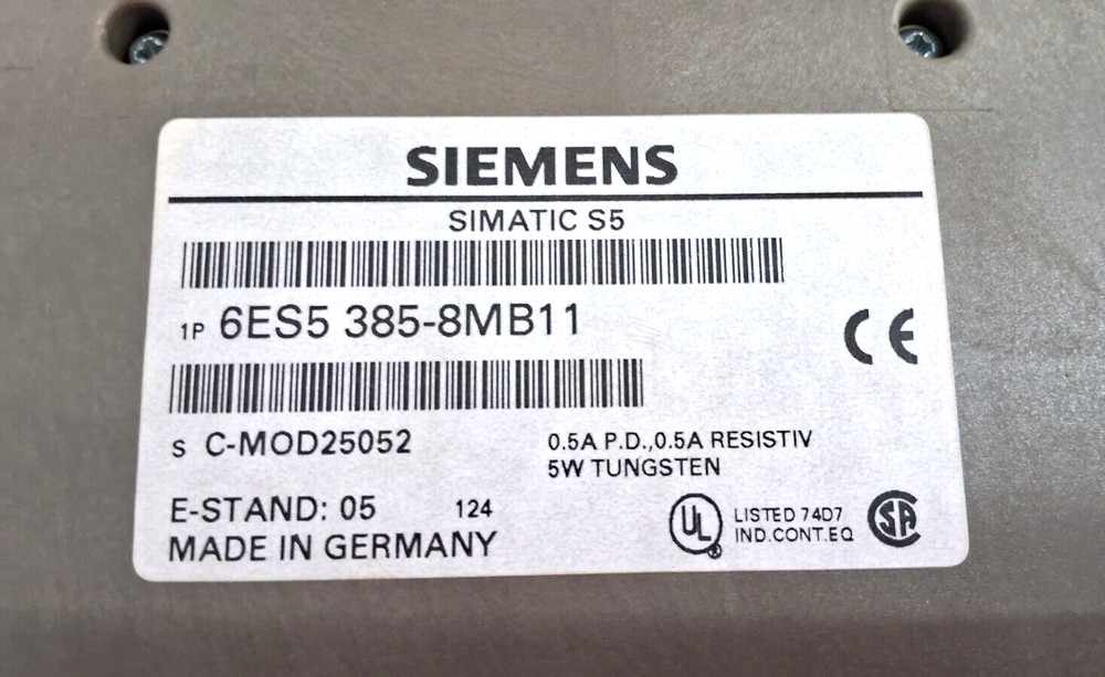 SIEMENS SIMATIC S5 6ES5 385-8MB11 HIGH SPEED COUNTER MODULE