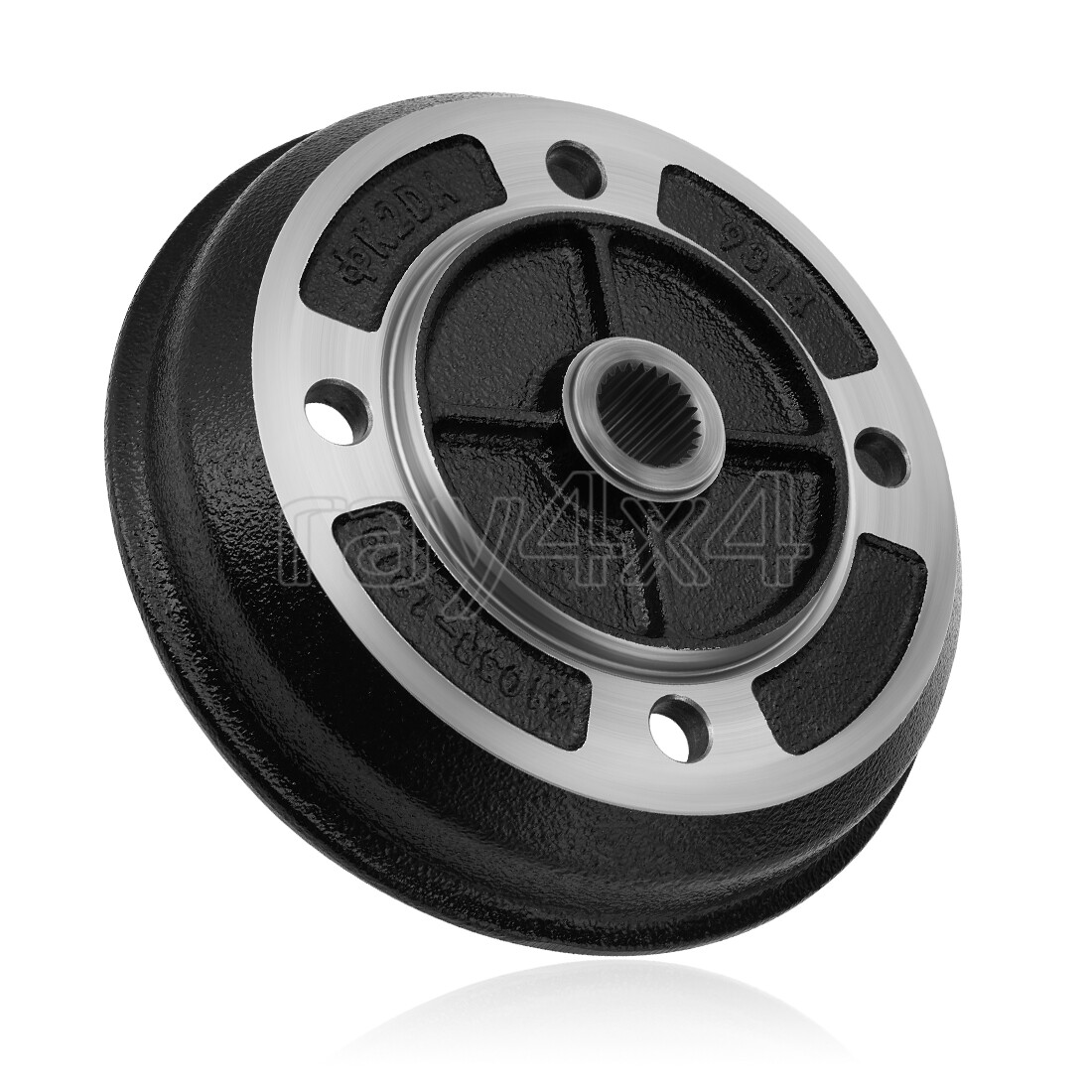 Rear Brake Drum Hub for Kawasaki Mule 2510/2500/2010 Replaces 41038-1226