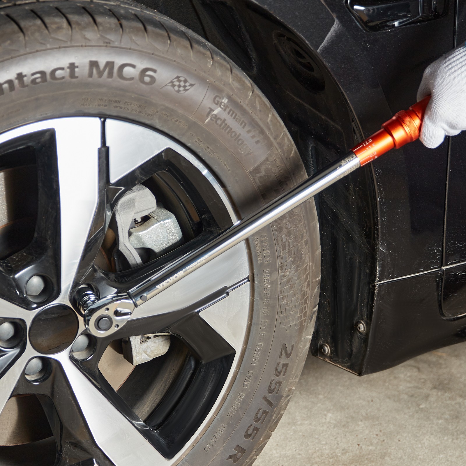 VEVOR Torque Wrench Adjustable Torque Wrench 3/8" Drive 10-80ft.lb/14-110n.m