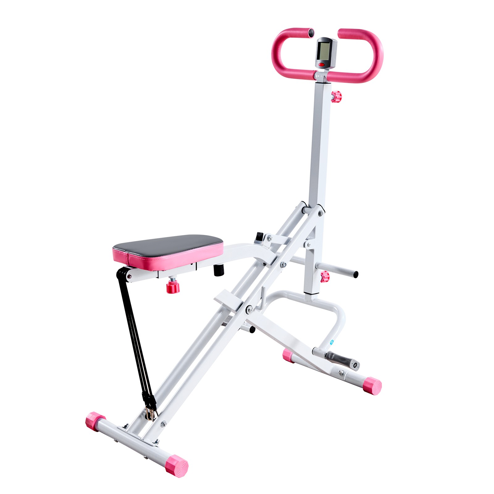 Uimoso Foldable Squat Machine with 3 Resistance Bands Glutes and Leg Workouts