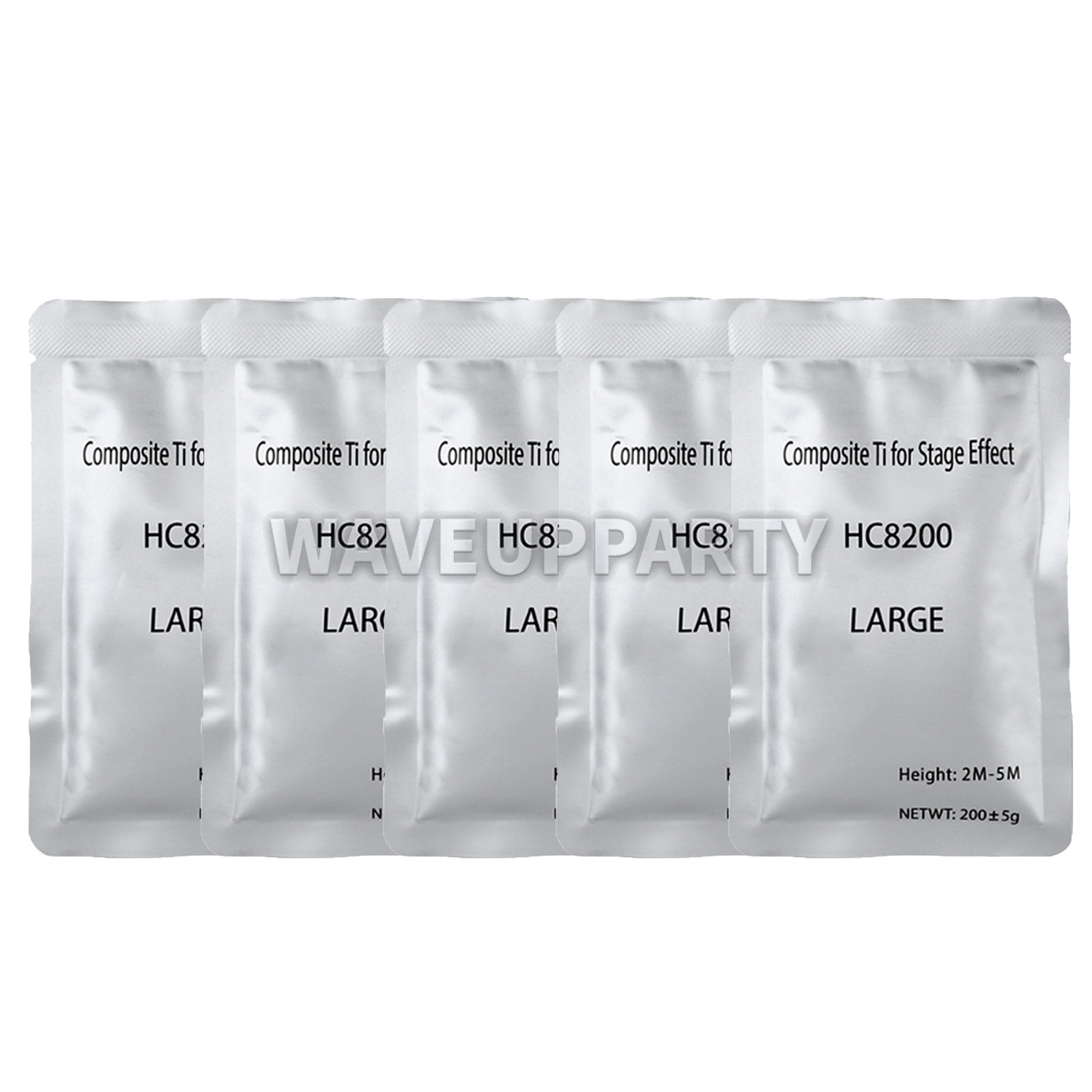 PAIDUN 5/10/20Pack 200g Firework Stage Effect Powder 3-5M for Cold Spark Machine