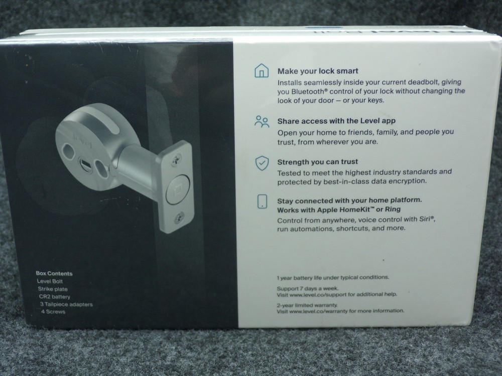 Level Bolt A3 Keyless Entry Bluetooth/Alexa Smart Lock Deadbolt "NEW SEALED"