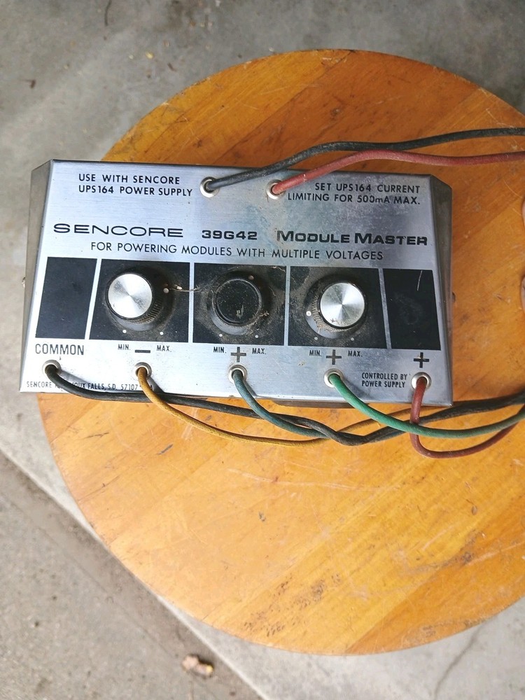 Sencore 39G42  Module Master Bench Top Component Tester, Tube Resistor Capacitor