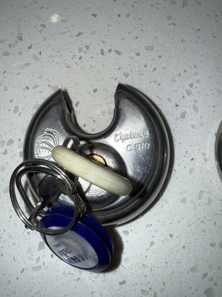 2 Chateau C-970 Hardened Padlocks