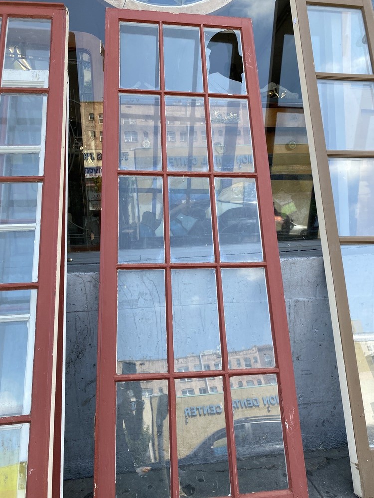 Old Window 71 x 24 15 pane glass