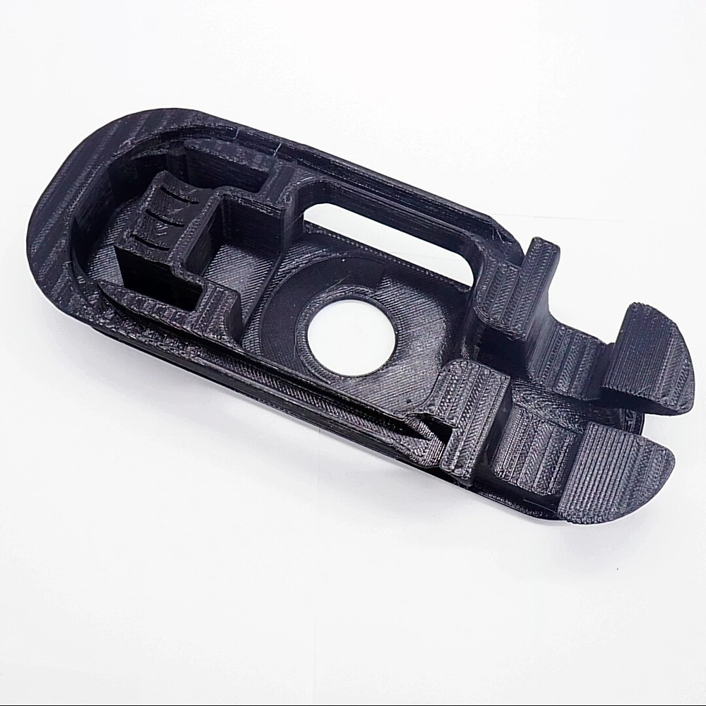 Cable Wrap, Display Stand, and SD Card Holder Case Insert for Steam Deck (BLACK)