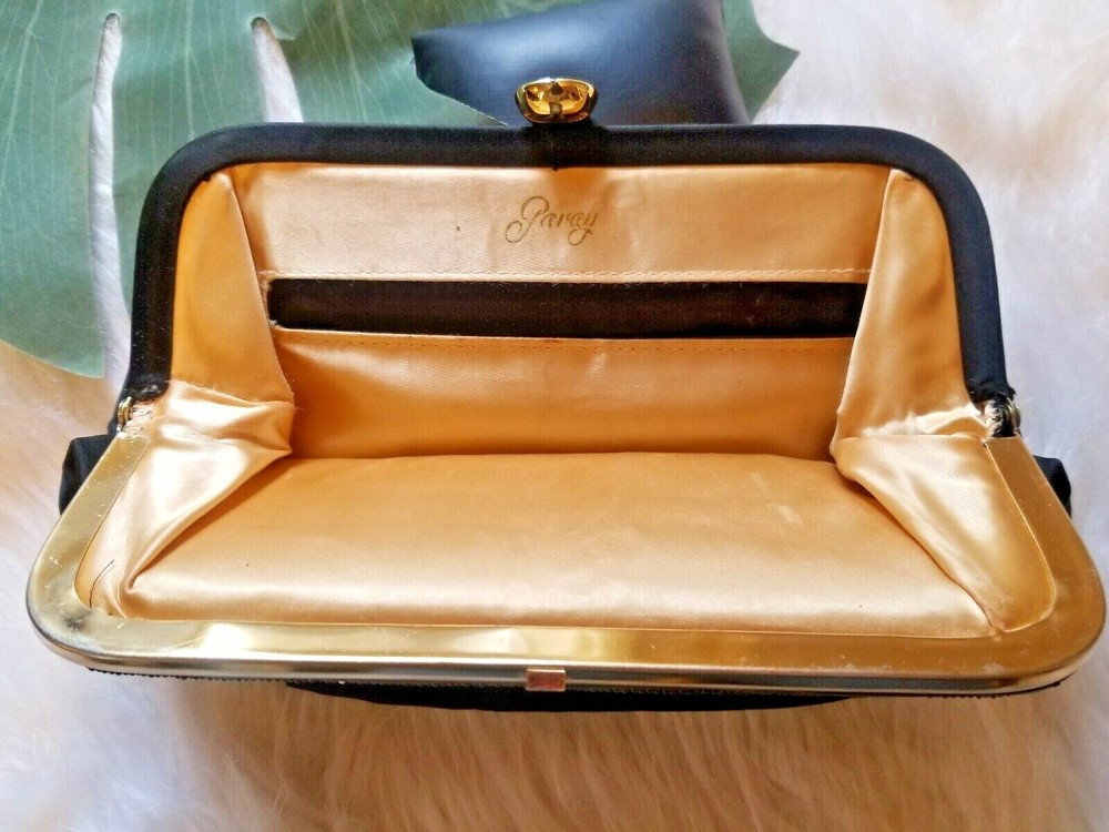 Vintage Paray Black Evening Bag