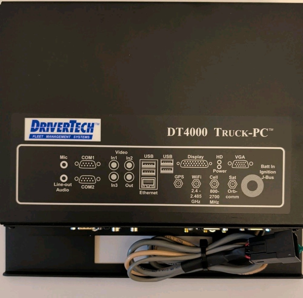 DriverTech DT4000 MTB60325 Rev 6 Truck PC GPS Navigation ELD Telematics Computer