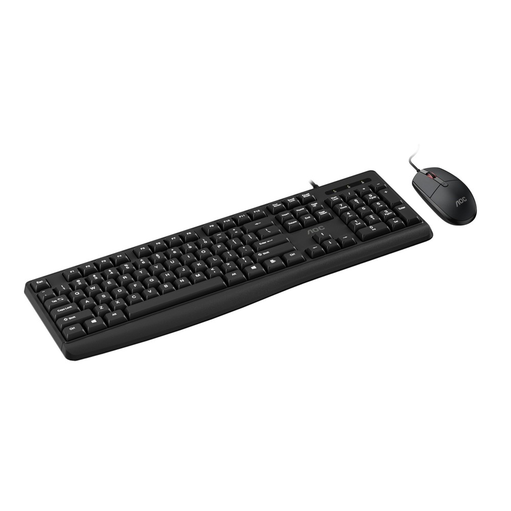 AOC Wired Keyboard Mouse Combo USB 104-Keys Office Adjust DPI Mice PC Notebook