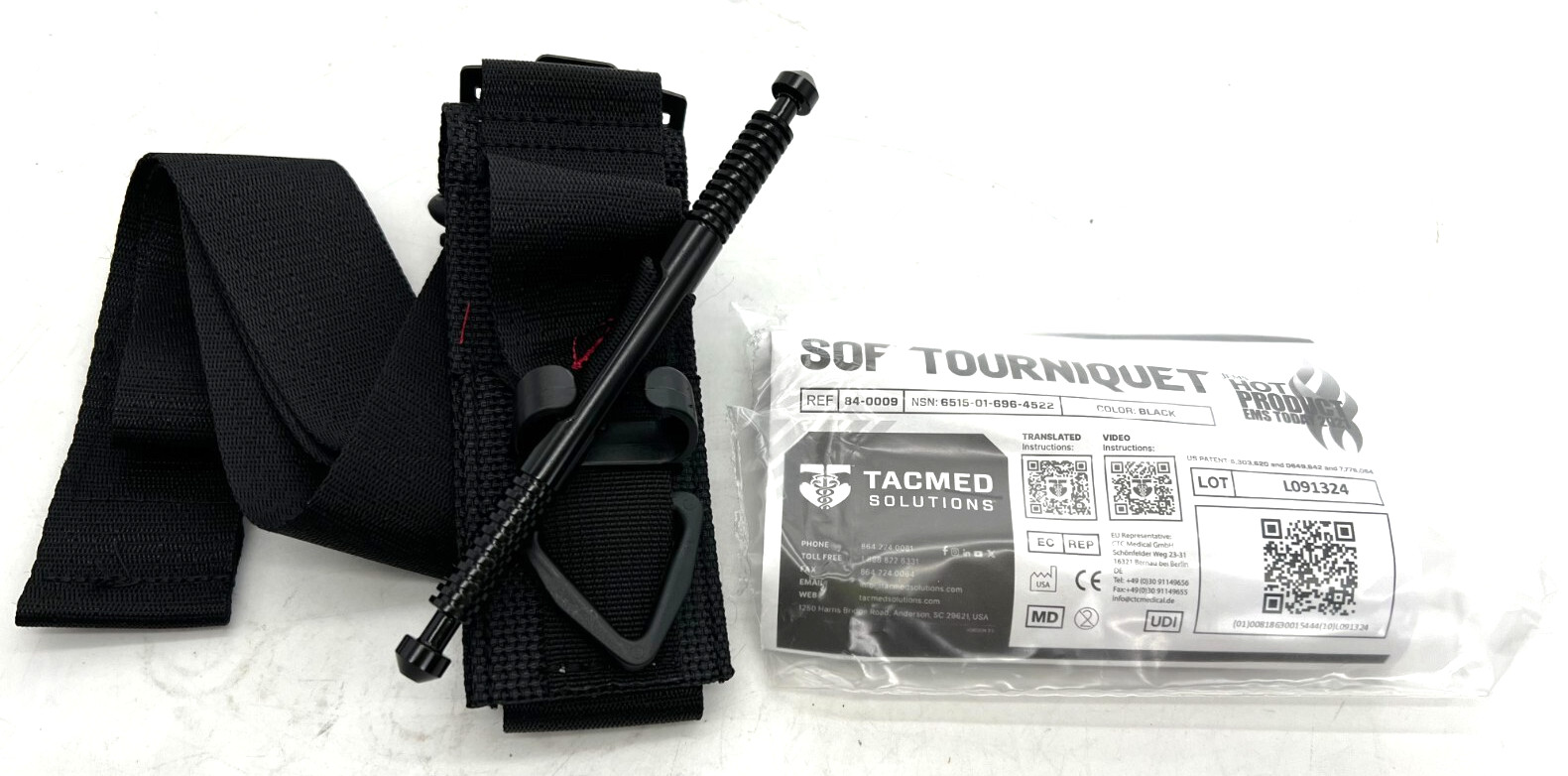 NEW Tacmed Solutions SOF Tactical Tourniquet 84-0009 Black Gen 4