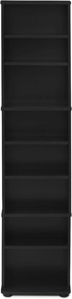 Space Saving Multimedia Storage Tower Bookcase Shelving Display Organizer New