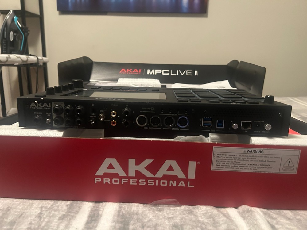 Akai MPC Live II (Black) — Mint Condition — Barely Used — Complete