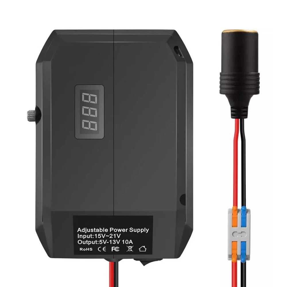 Adjustable Voltage Step Down Converter 18V to 5V-13V for Ozito Einhell Battery