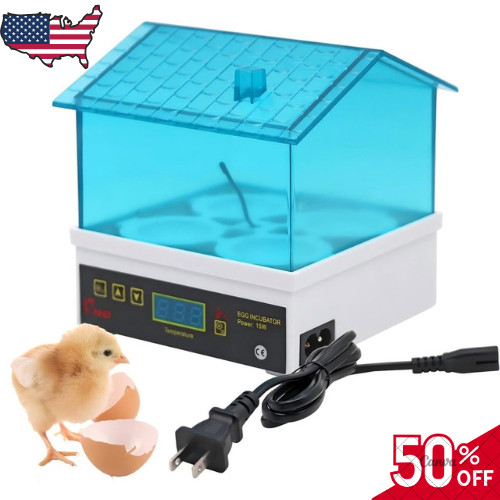 Digital Egg Incubator Egg Hatching Incubator Small House with Automatic Temperat