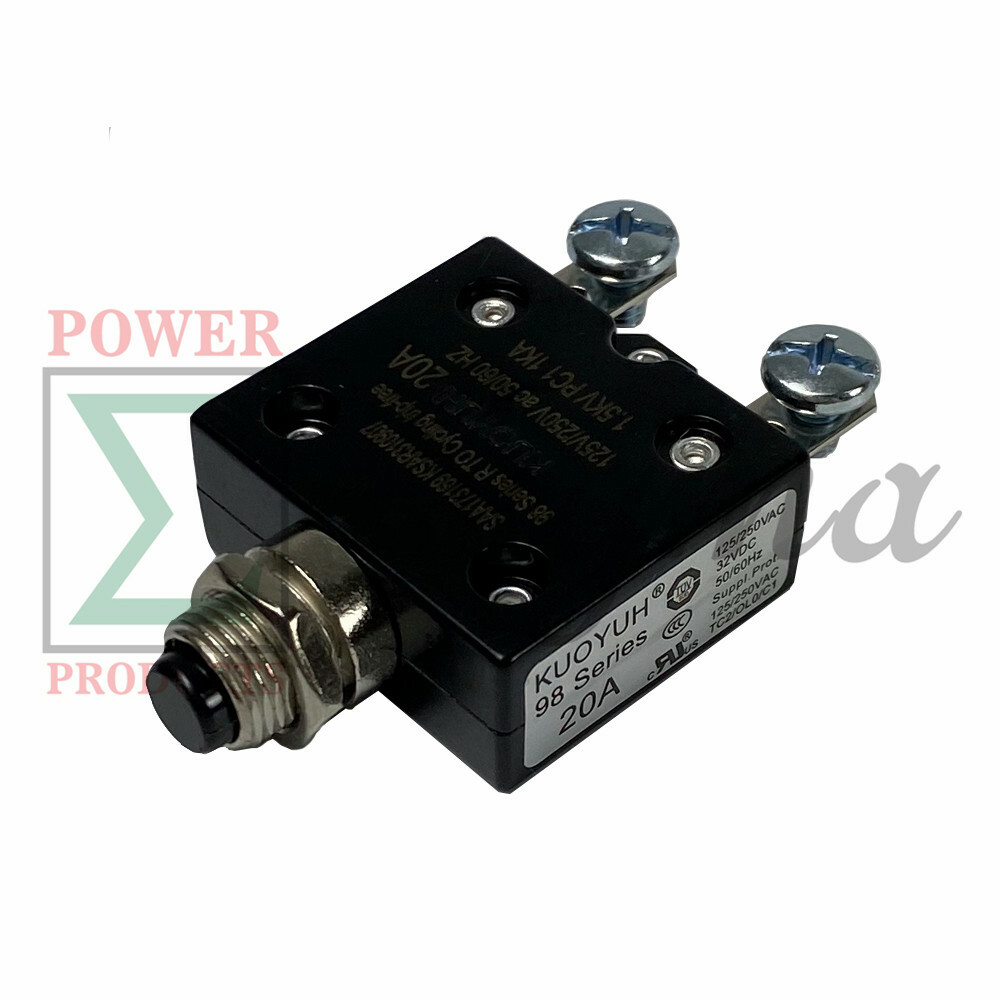 20A Push Button Circuit Breaker For Generac GP6500 (E) XC6500 (E) Generator