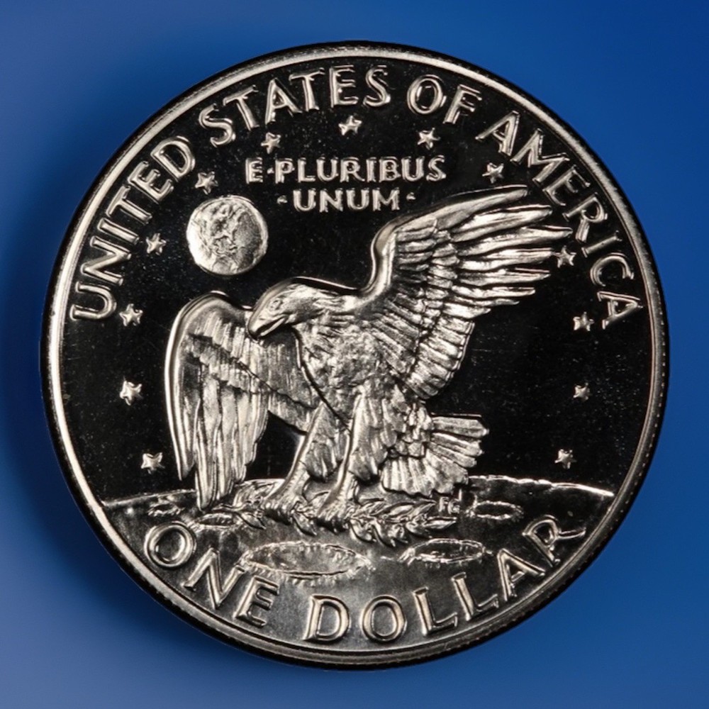 1973-S Clad Proof Eisenhower Dollar $1 Fast Shipping