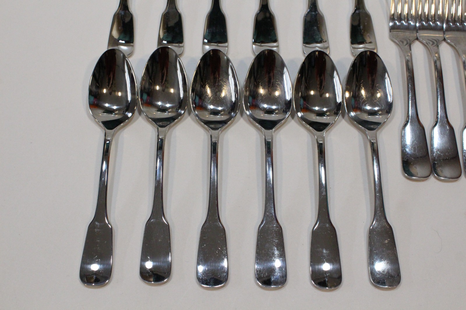 15 Piece Lot Ginkgo Helmick Alsace Stainless 18/8 Flatware