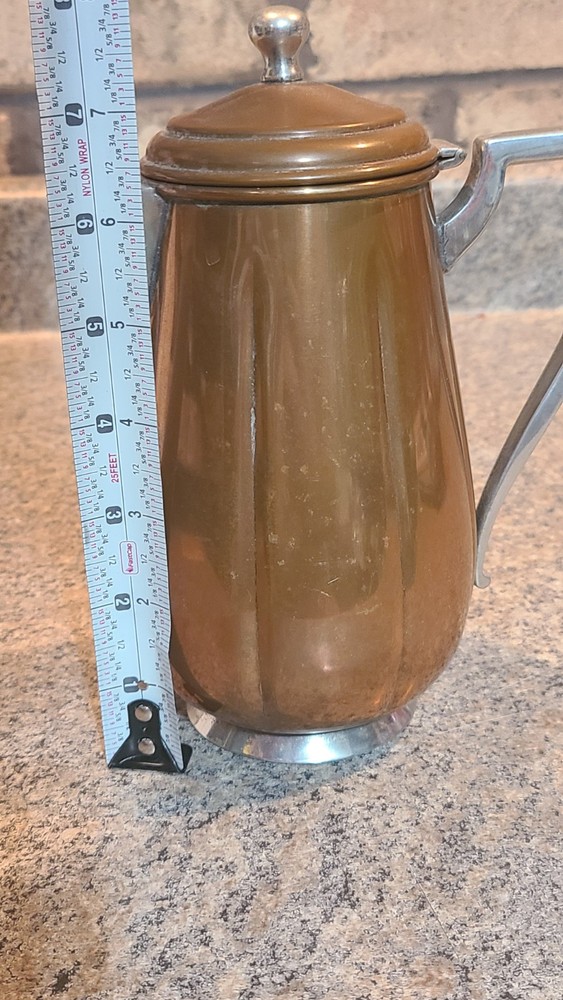 Vintage Silvercraft Tea Pot, (Copper?)