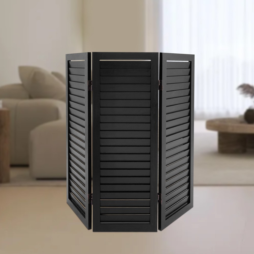 Partition Room Dividers 3 Panel Folding Privacy Screen Portable Wall Divider
