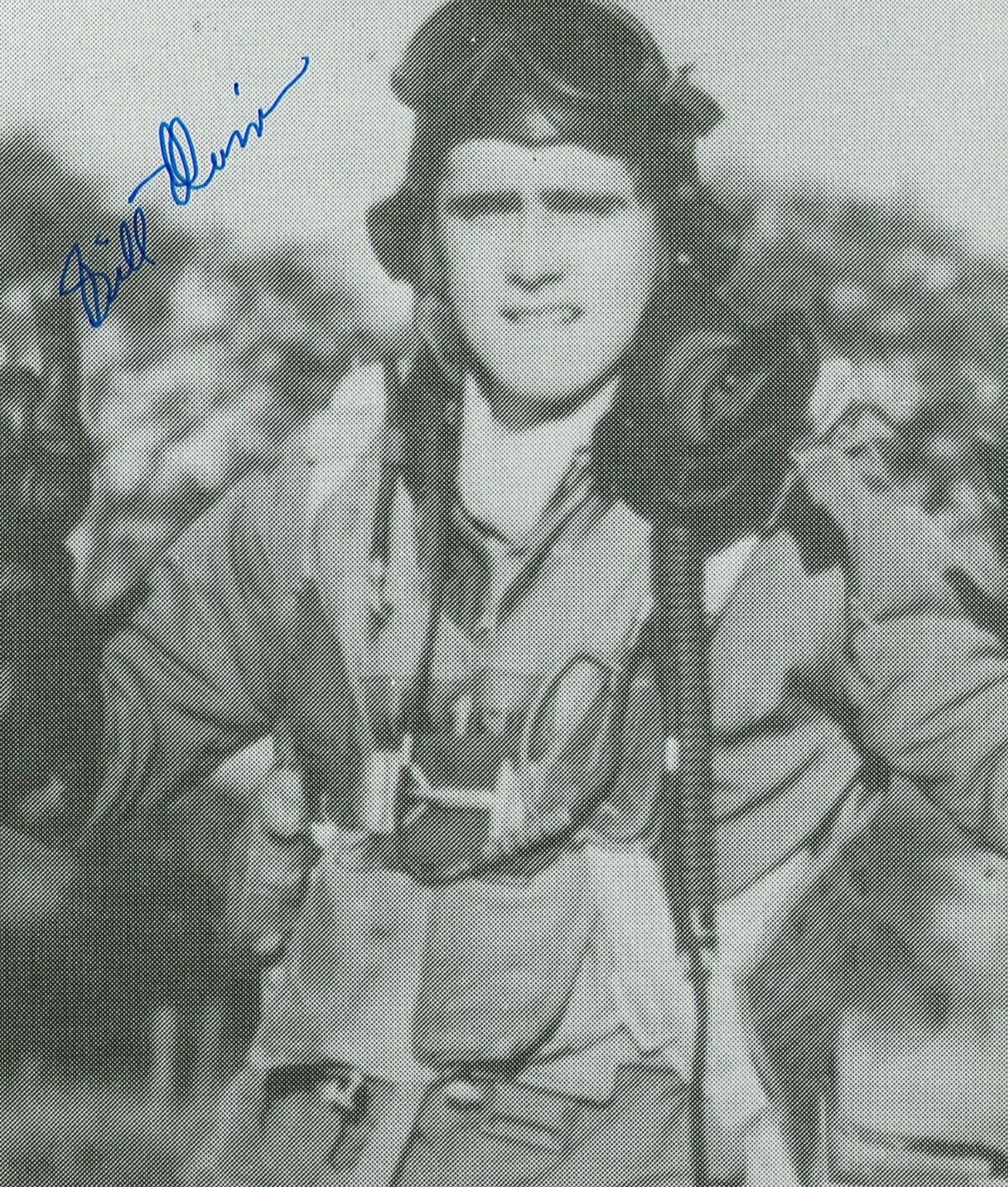 William Whisner Signed 8x10 Photo WWII & Korean War Ace 21V (d)