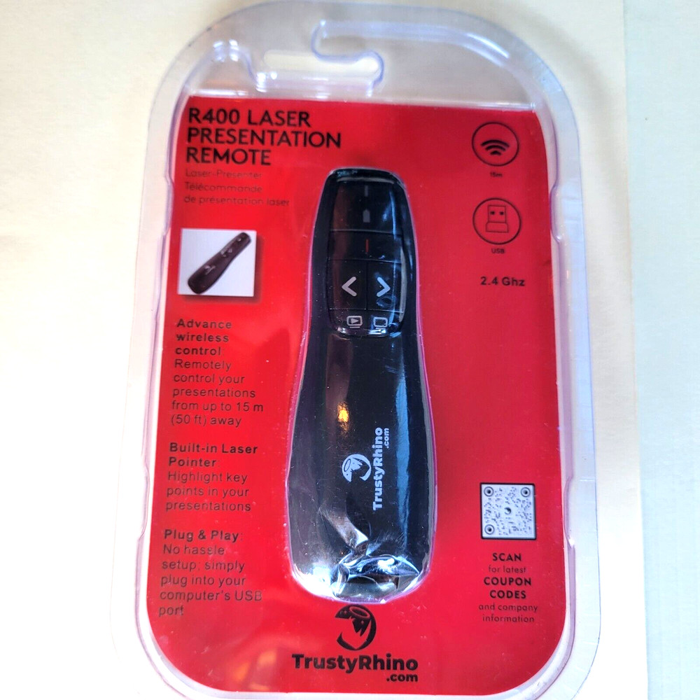 Wireless Laser Presenter R400 Wireless Laser Presentation Remote Clicker