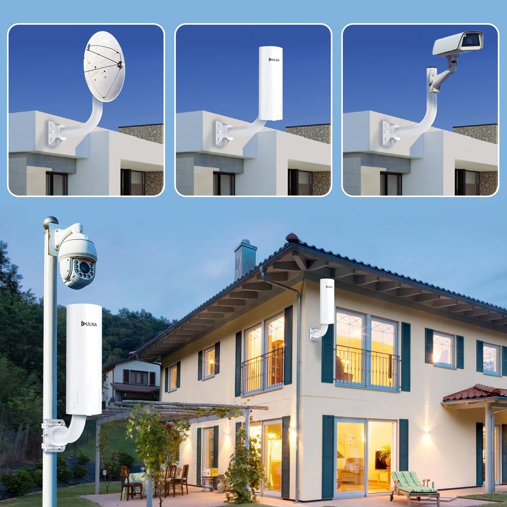 Universal Wireless Bridge Bracket Mount Pole And Wallmounted Mount For Outdoor P