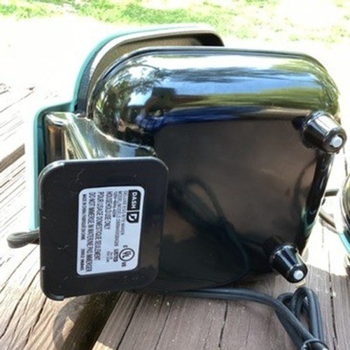 Dash Aqua Mini Waffle Maker and Griddle Set Aqua Teal
