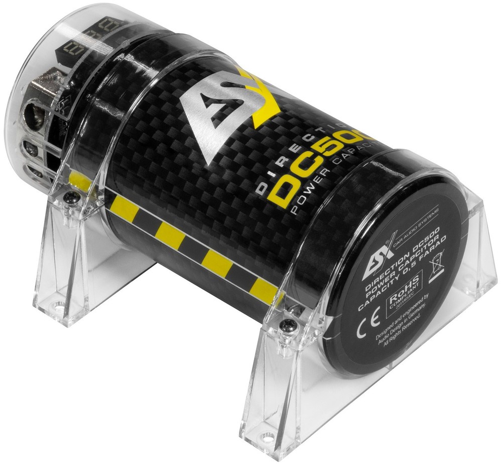 ESX DC500 0.5 Farad buffer capacitor