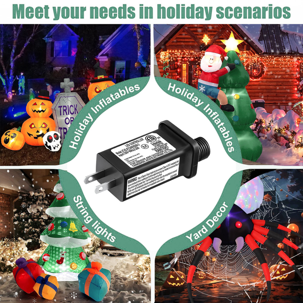 30V 0.2A LED Controllers for Halloween Inflatable Decorations ( 2 Pack)