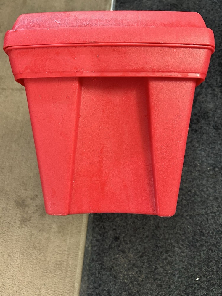 Vintage Zag Red Toolbox 19” X 10” X 8”