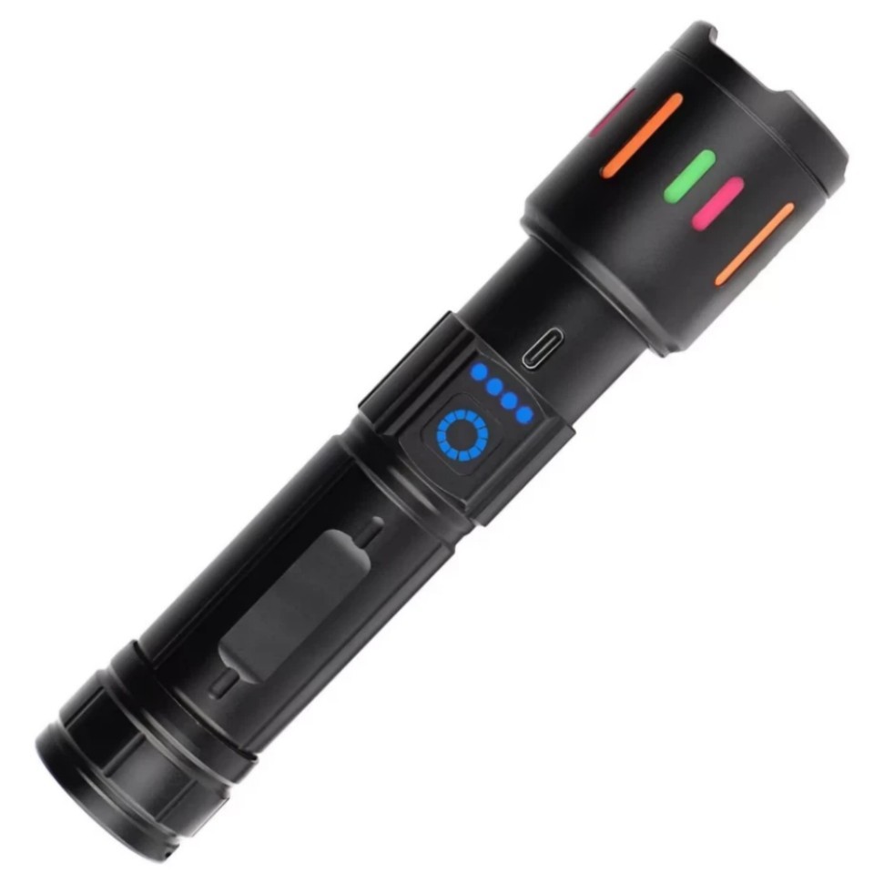 350000000 Lumen Super Bright LED Tactical Flashlight Rechargeable Work Light%%#