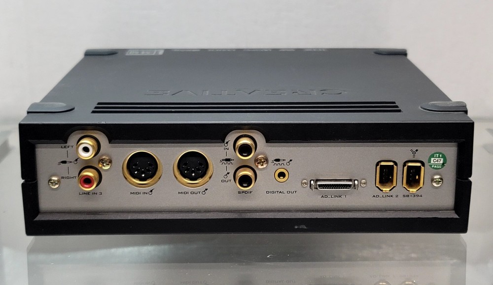 Vintage Creative Labs Sound Blaster Audigy 2 SB0290 External Interface Tested