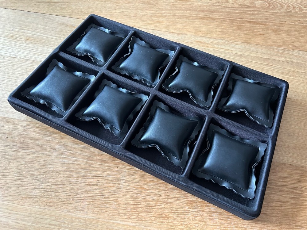 Display Tray Stand For Bracelets - Black