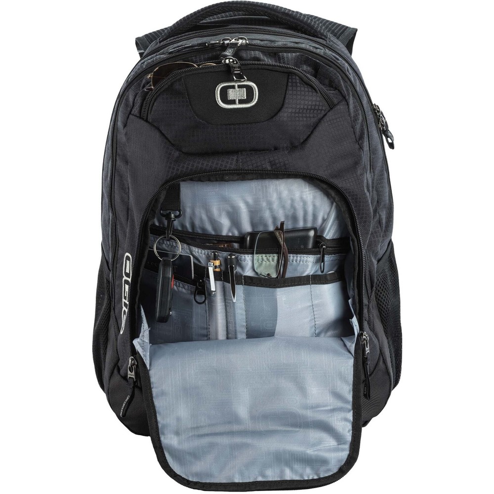 OGIO Excelsior Backpack Black - Durable and Spacious with Laptop Compartment