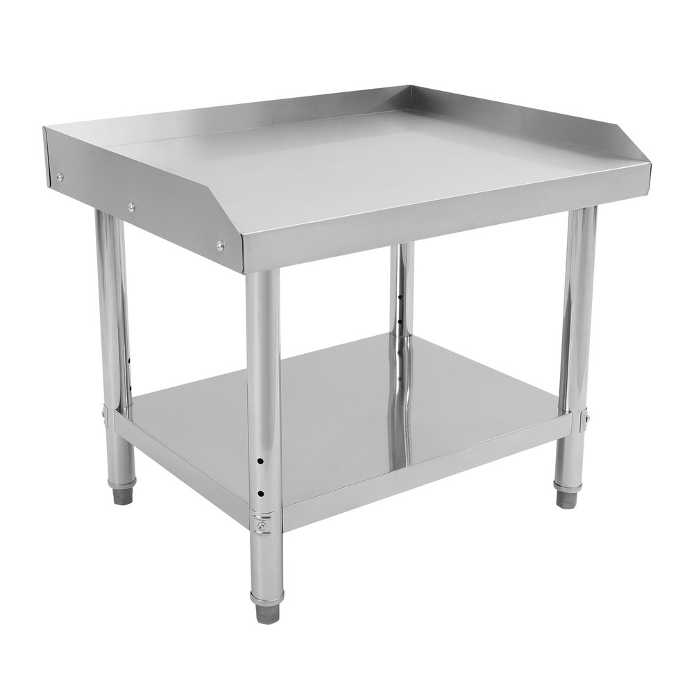 Kitchen Stainless Steel Prep Table Commercial Work Table Adjustable Work Bench