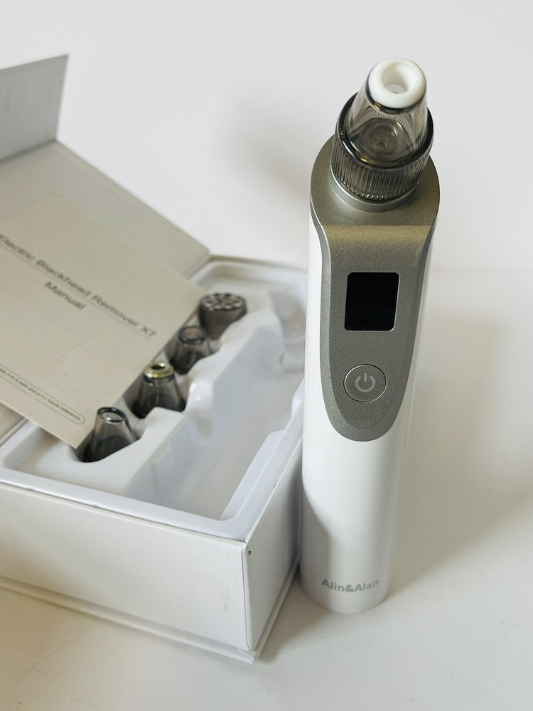 Alin&Alan Physical Electric Blackhead Remover - USB Charge - 5 Tips - 5 Modes