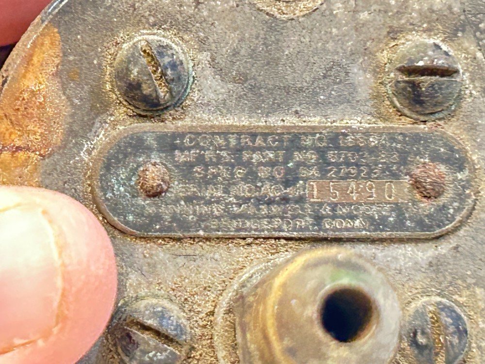 Gage Aircraft Suction untested U.S. Army