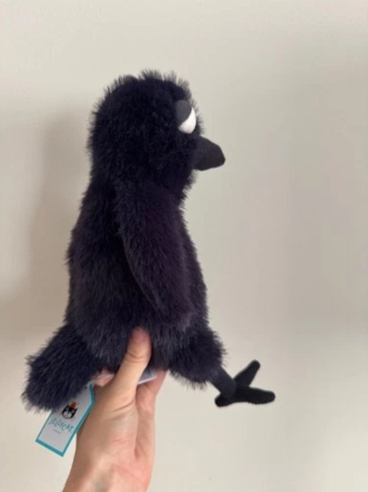 New Jellycat London Hocus Crow Bird Plush Stuffed Animal Halloween