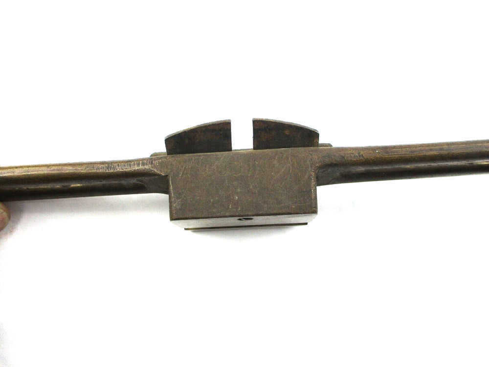 VINTAGE SOLID BRASS RABBET SPOKE SHAVE - STANLEY CUTTER
