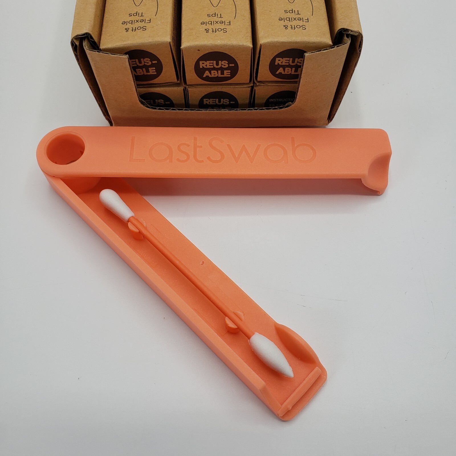 6 Pack Last Swabs Reusable Qtip LastSwab Beauty Soft Flexible Strong Durable ECO