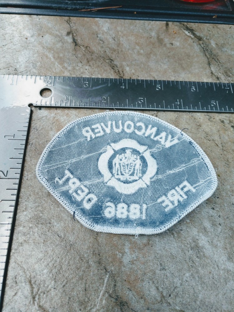 B patch Fire patches Vancouver Canada ? Used