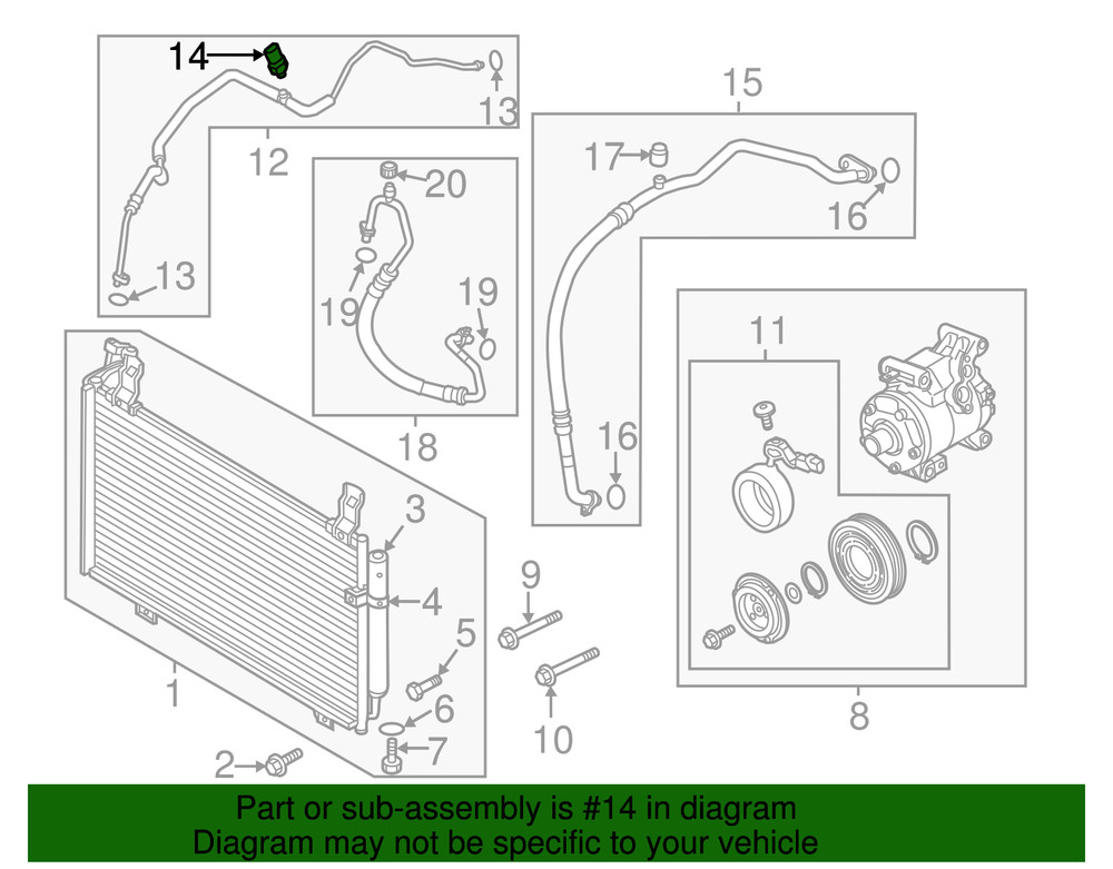 Genuine Mazda Pressure Switch BBM4-61-503A