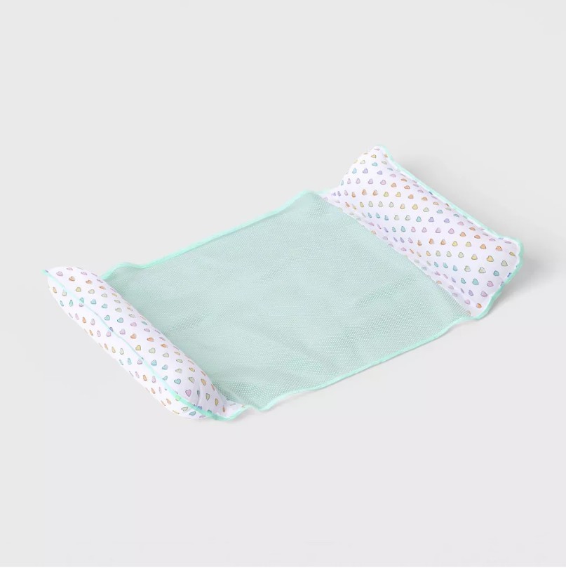 NWT Target x Roller Rabbit Disco Hearts Wave Pool Hammock White/Teal FREE SHIP