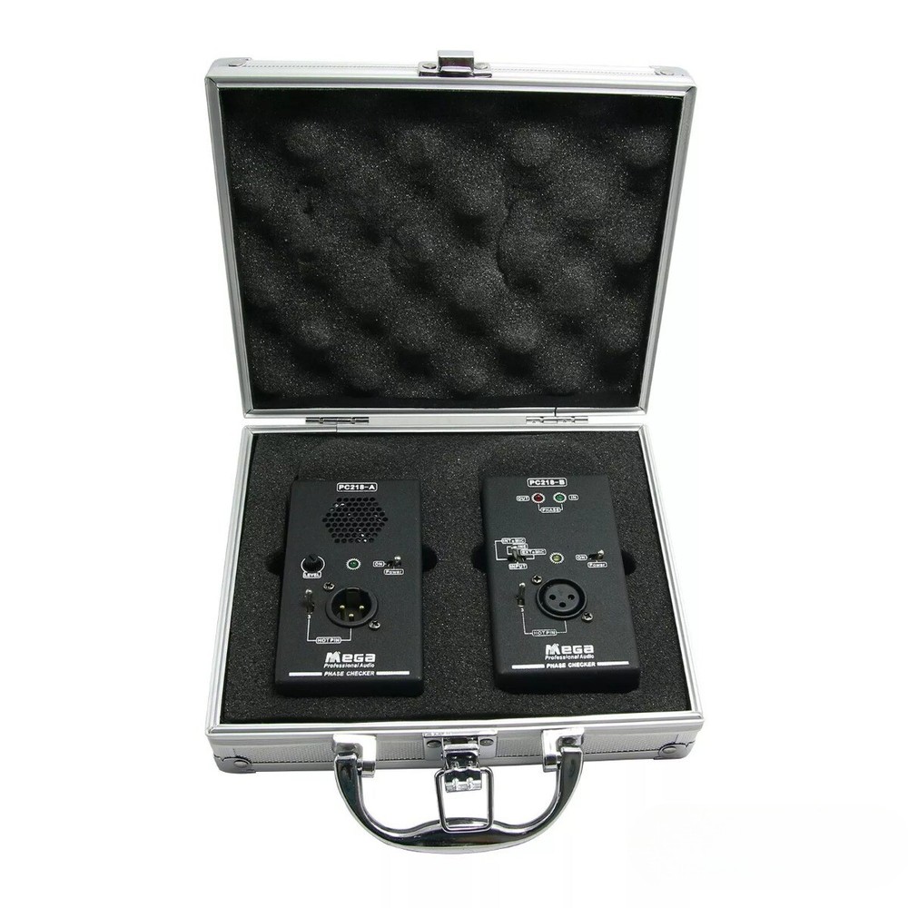 PC218 Phase Polarity Tester Checker Audio Speaker Microphone Sound Testing