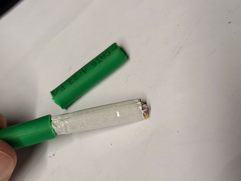 Commscope CS34P 23/4P Cat6 F/UTP WebTrak Plenum Shield Network Cable Green/100ft