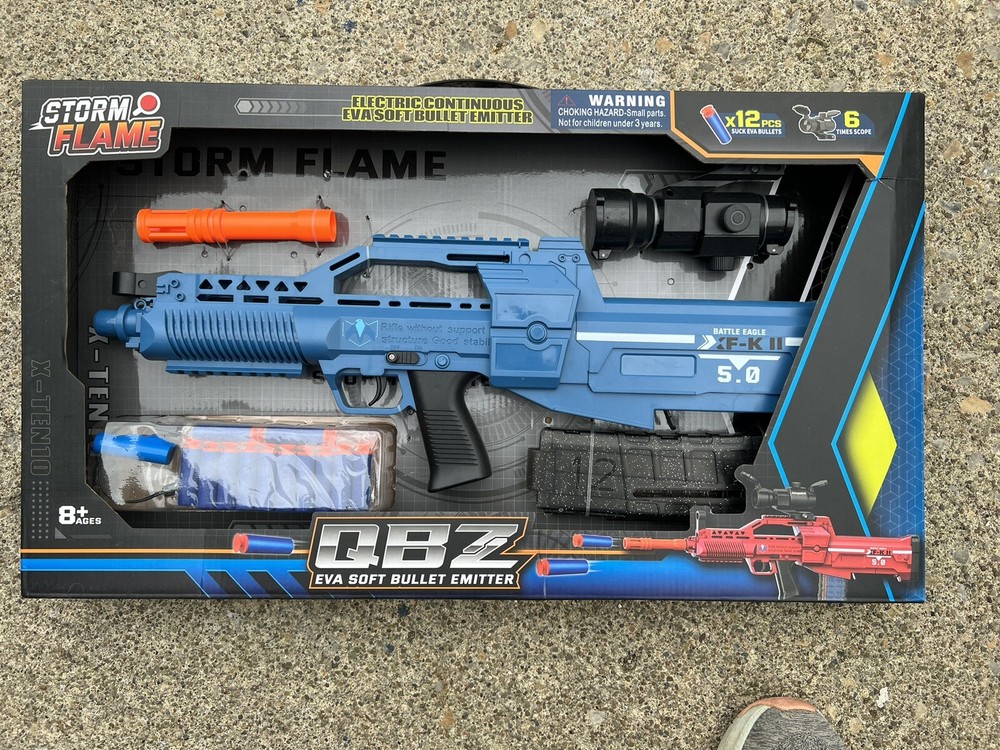 QBZ Automatic Soft Dart Gun With Rechargeable Battery