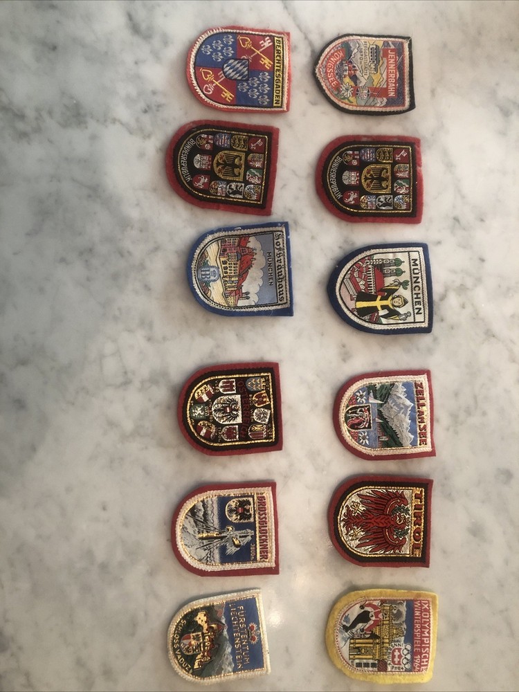 München, Bunderrepublik, Patches Lot 12 Felt