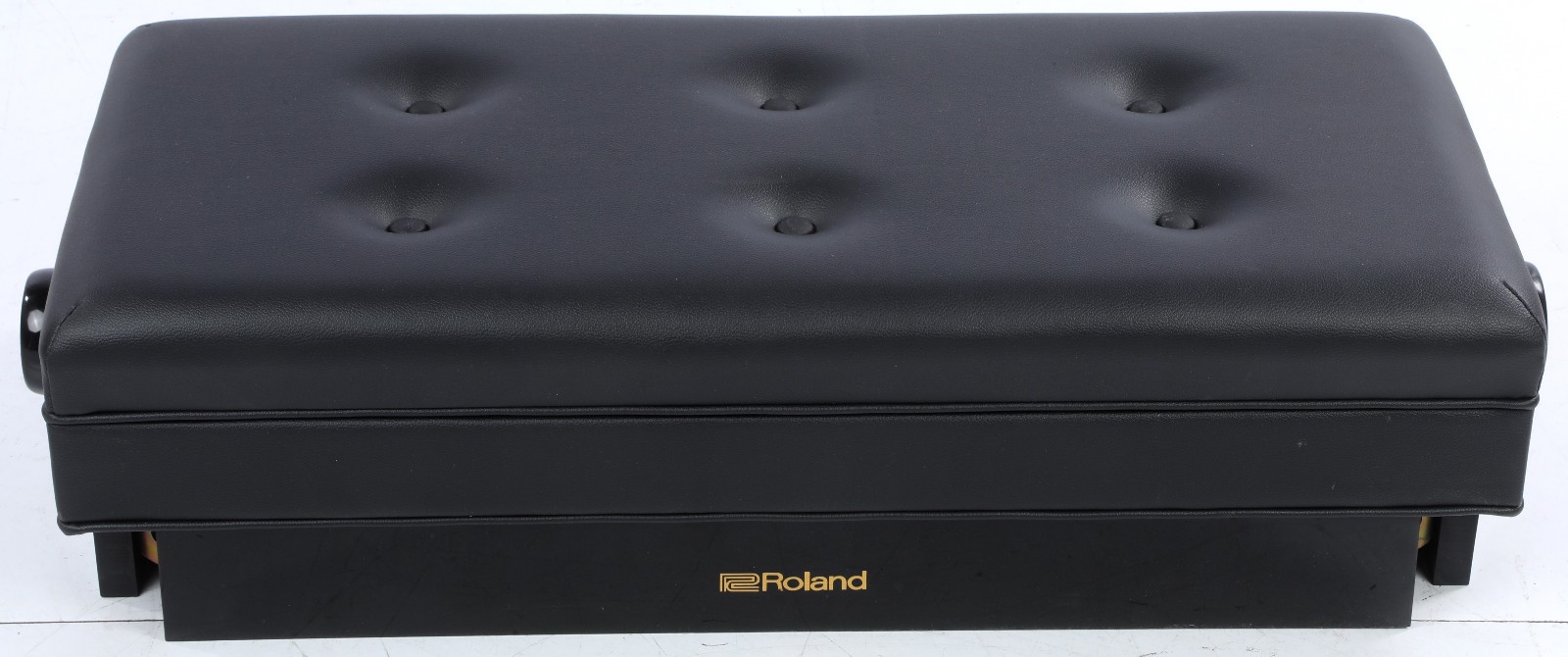 Roland RPB-D400PE Height Adjustable Duet Piano Bench - Polished Ebony